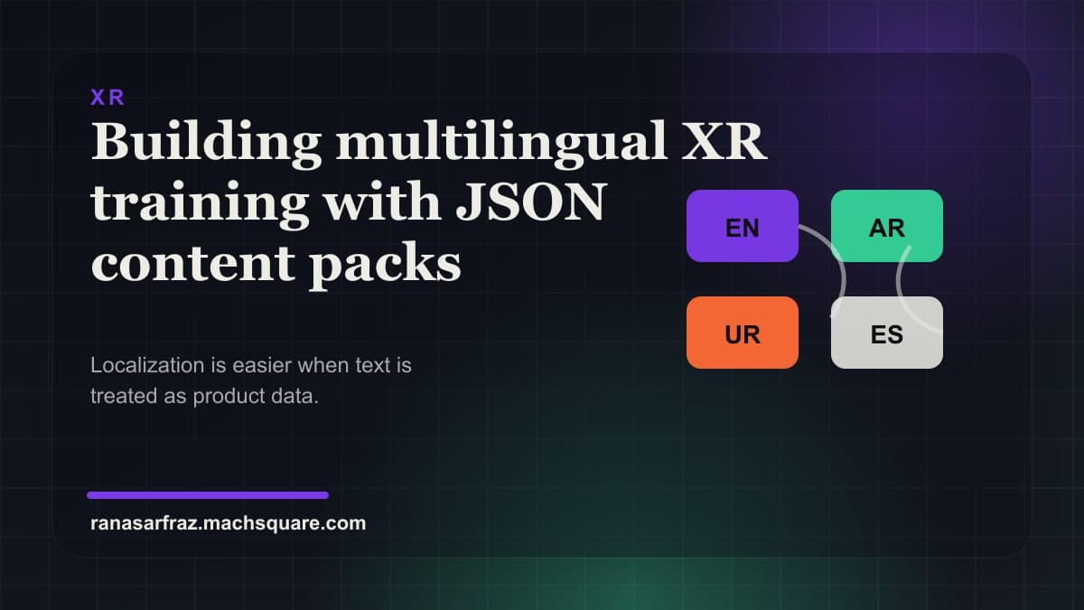 Building multilingual XR training with JSON content packs — blog post thumbnail