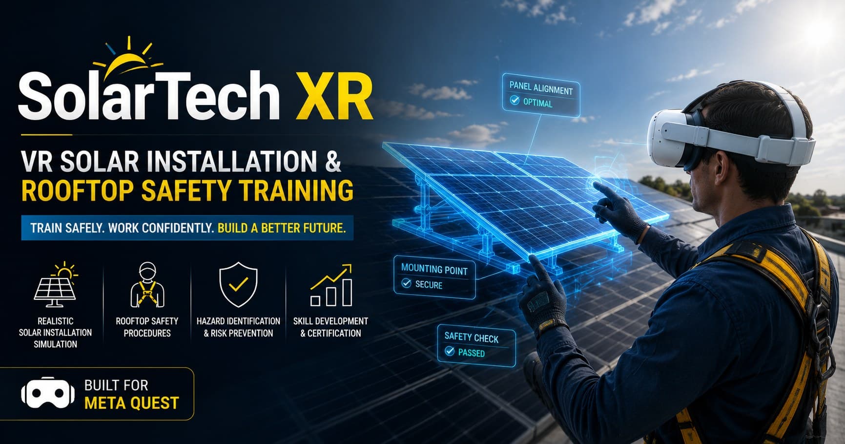 SolarTech XR — VR Solar Installation & Rooftop Safety Training project thumbnail